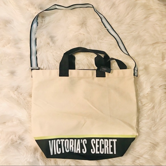 Victoria’s Secret Logo Labeled Tote Bag with Detachable Insulated Tote (2pc Set) - Picture 2 of 10